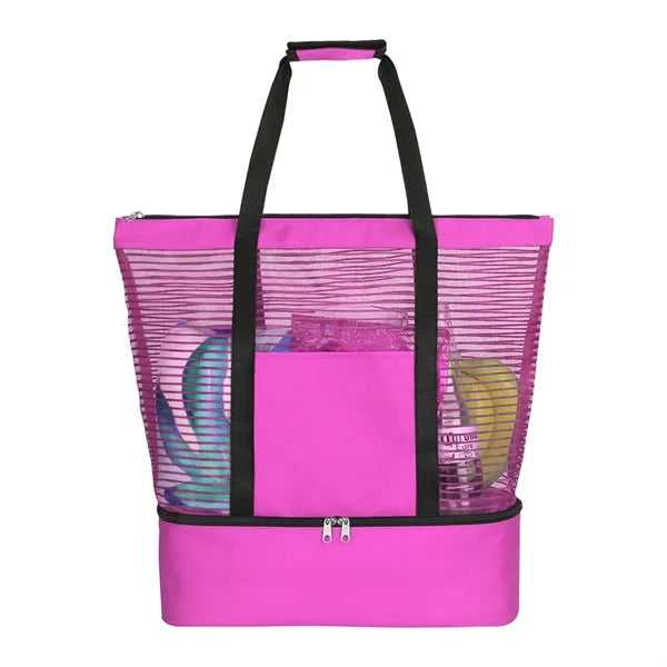 Lightweight Mesh Beach Cooler Bag