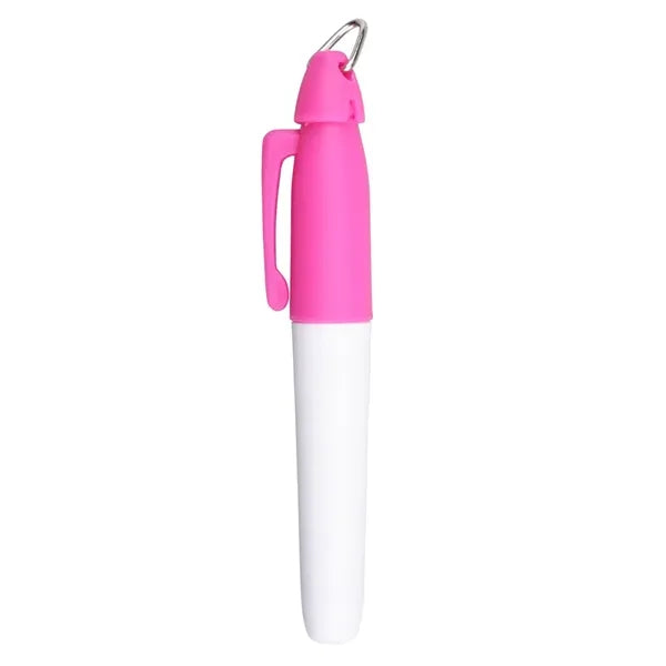 Permanent Markers with Golf Keychain Clip