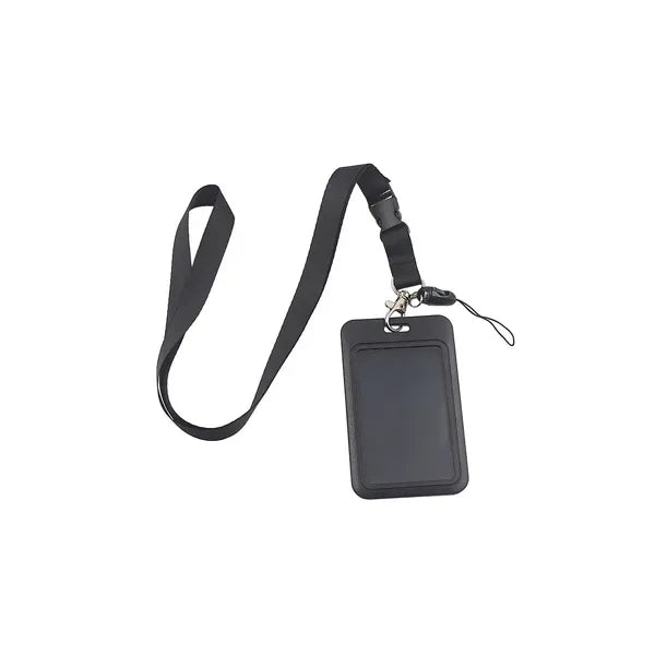 Retractable ID Badge Holder w/ Breakaway Lanyard