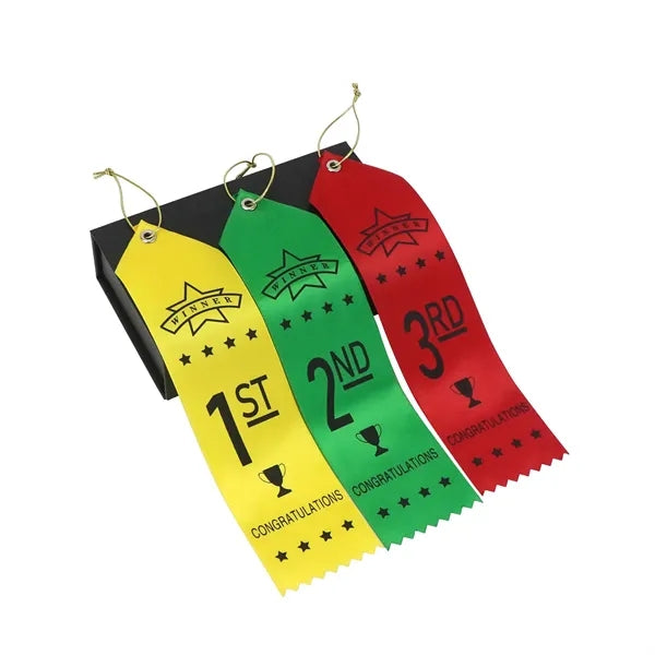 2"x6" Sublimated Polyester Award Ribbons