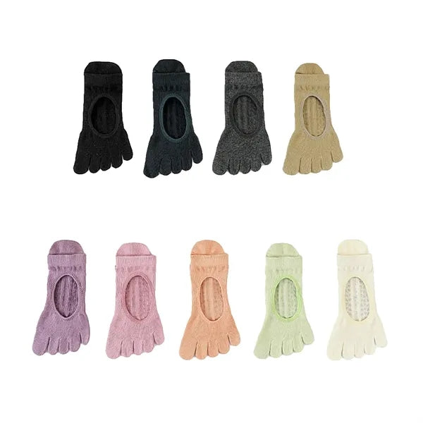Five-Toe Breathable Yoga Socks