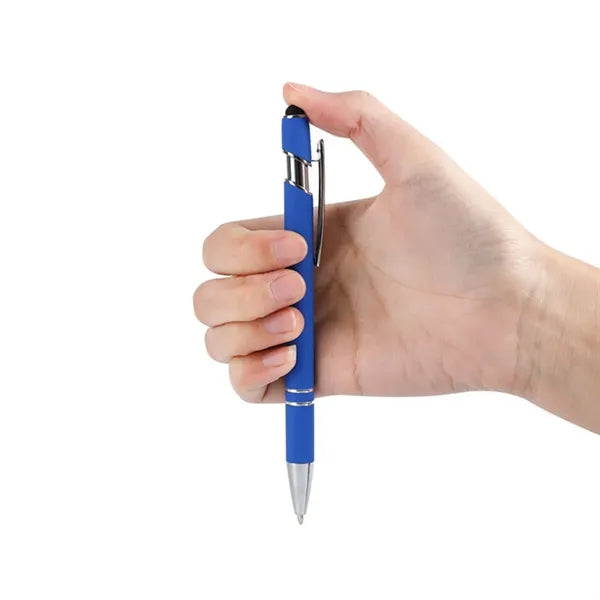Soft Touch Stylus Metal ballpoint Pens