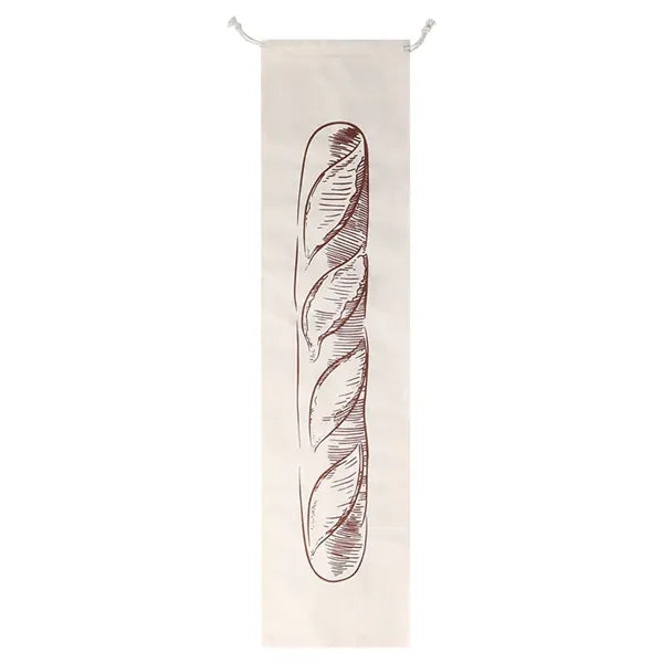 Linen Baguette Bread Bag