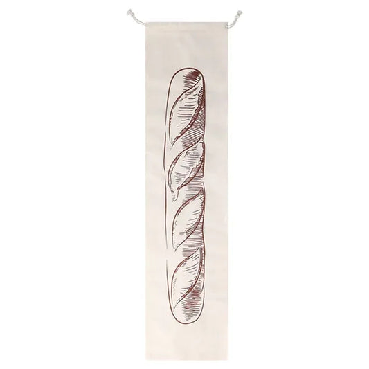 Linen Baguette Bread Bag