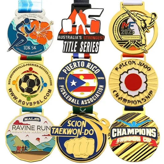 2 1/2" Custom Die-Struck Single-Sided Medal