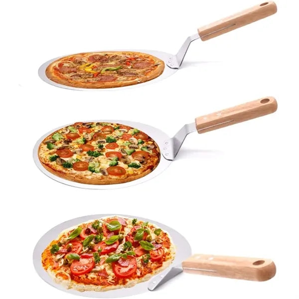Stainless Steel Pizza Peel with Wooden Handle