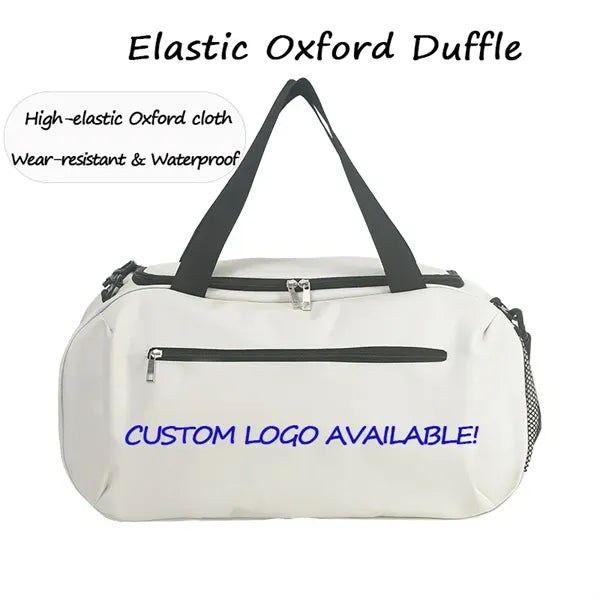 Elastic Oxford Duffle Bag - Wear-Resistant Waterproof