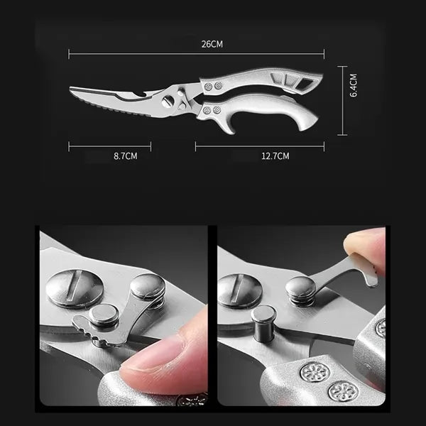 Stainless Steel Multifunctional Kitchen Scissors