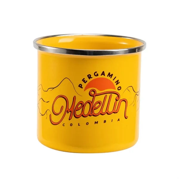 Enamel Camping Mug with Logo