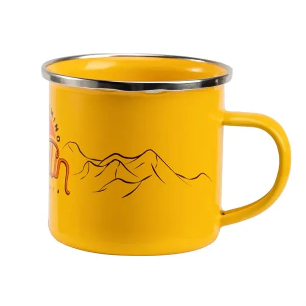 Enamel Camping Mug with Logo