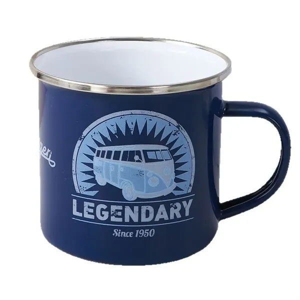 Enamel Camping Mug with Logo