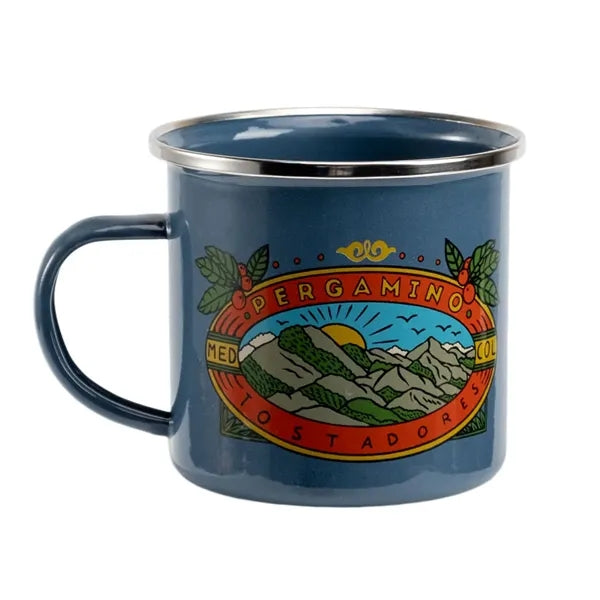 Enamel Camping Mug with Logo
