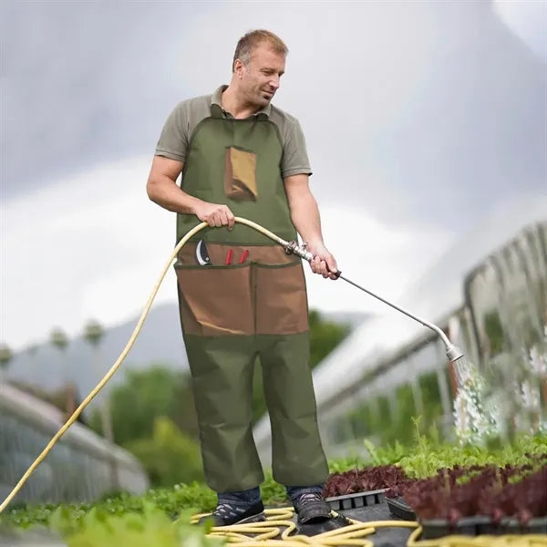 Multi-Pocket Gardening Apron for Pruning