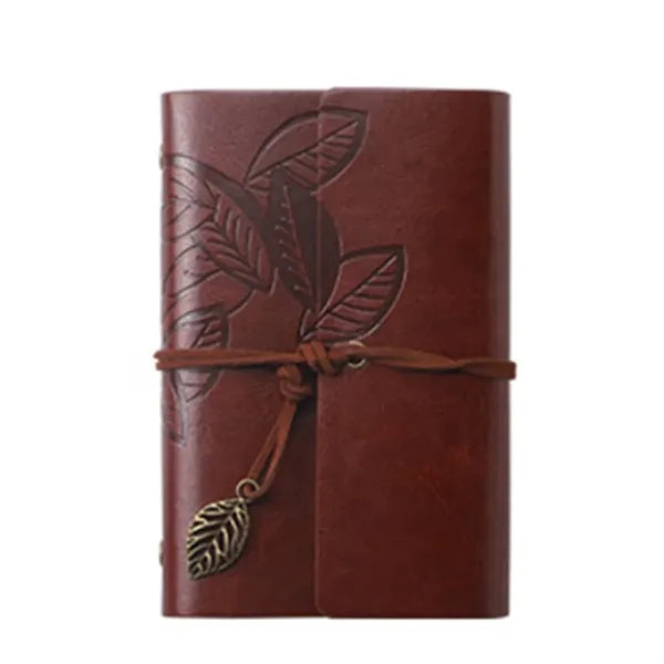 A7 PU Leather Cover Loose Leaf Blank Notebook Journal Diary