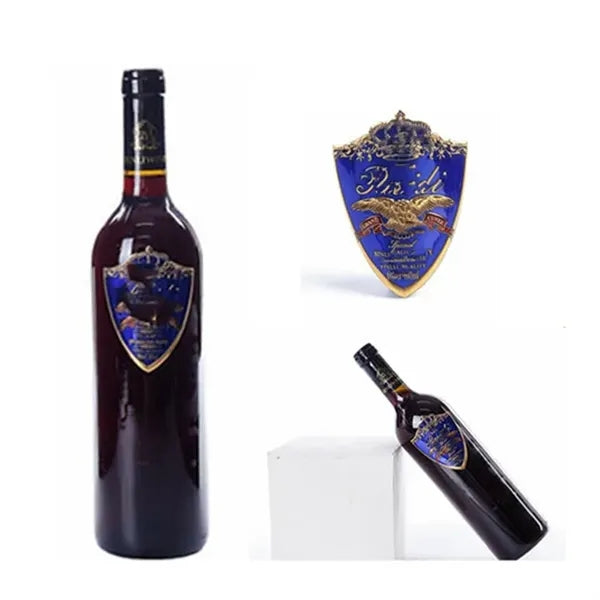 Embossed Metal Gold Label For Wine/Whiskey/Perfume Bottle