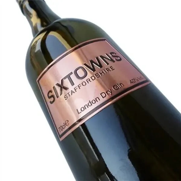 Embossed Metal Gold Label For Wine/Whiskey/Perfume Bottle