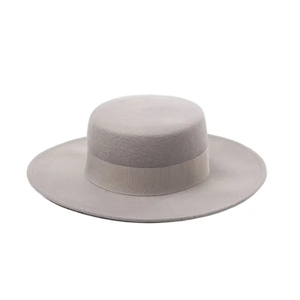 Vibrant Wide-Brim Wool Felt Hats