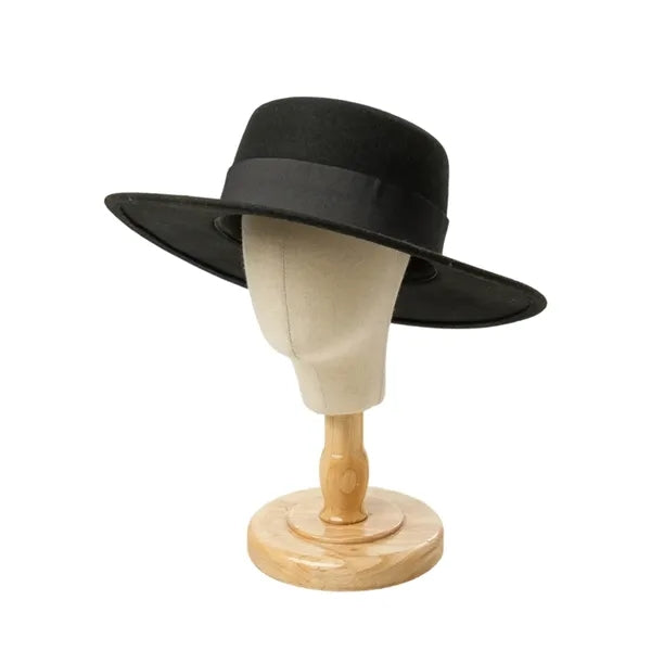 Vibrant Wide-Brim Wool Felt Hats