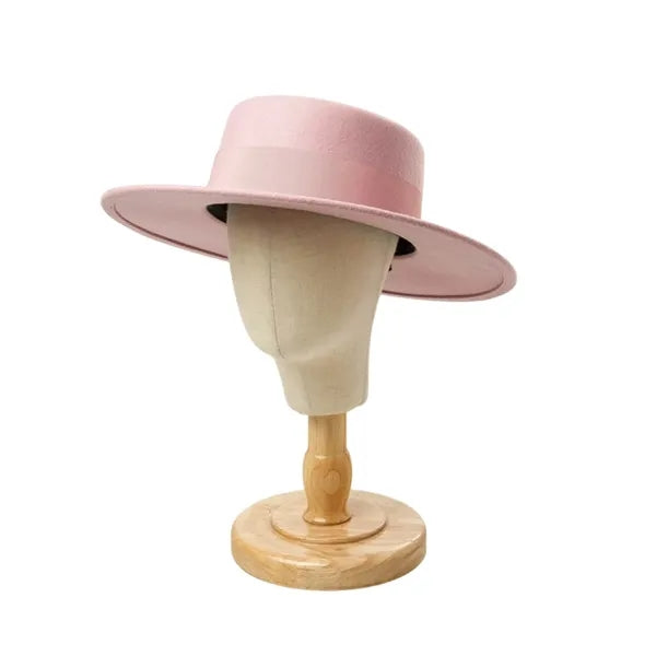 Vibrant Wide-Brim Wool Felt Hats