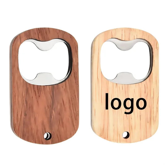 Eco Bamboo Bottle Opener With Metal Core