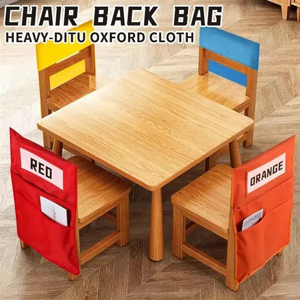 Classroom Chair Back Pocket Organizer Hanging Storage Bag