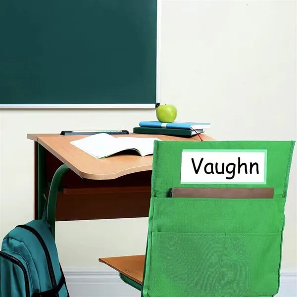 Classroom Chair Back Pocket Organizer Hanging Storage Bag