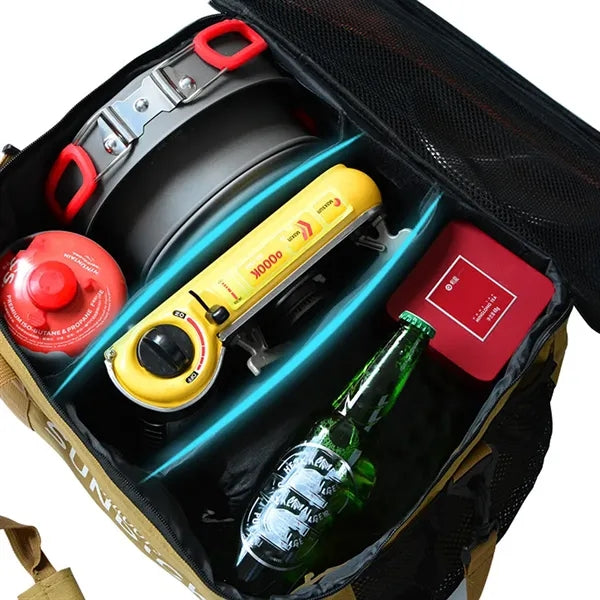 Picnic Bag with Cooler Compartment