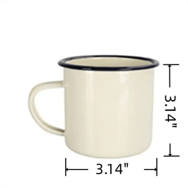 Retro Enamel Mug