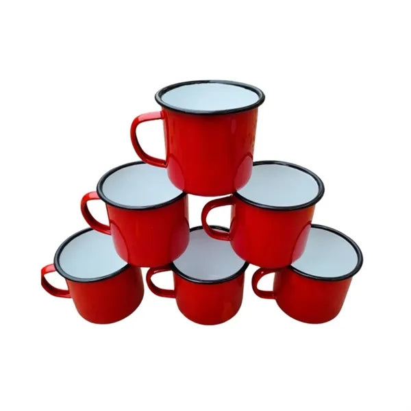 Retro Enamel Mug