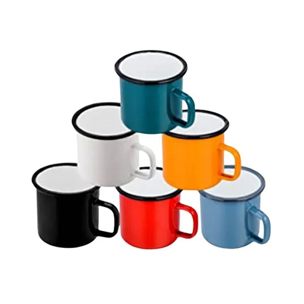 Retro Enamel Mug