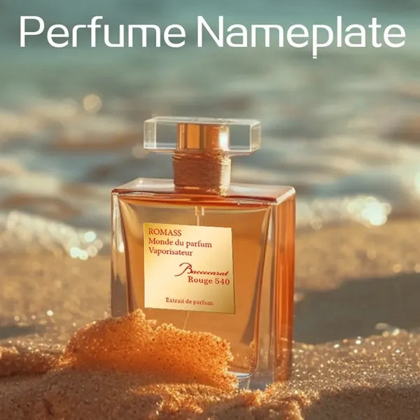 Embossed Metal Gold Label For Wine/Whiskey/Perfume Bottle