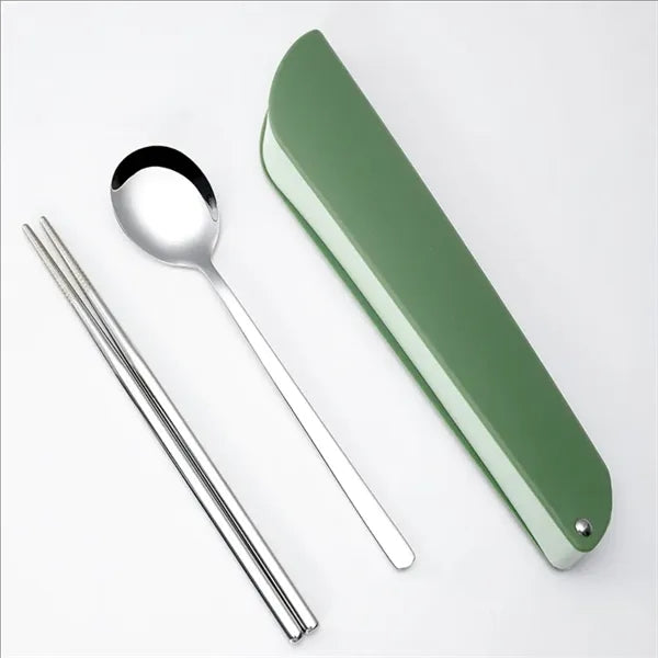 Stainless Steel Chopsticks And Spoon Travel Picnic Set