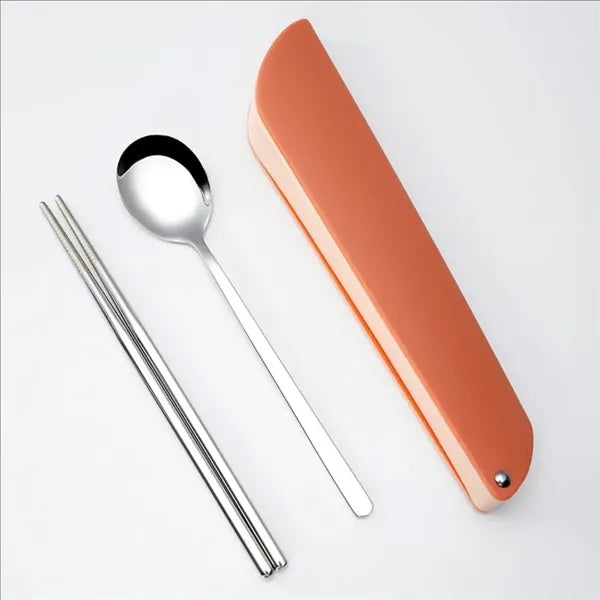 Stainless Steel Chopsticks And Spoon Travel Picnic Set