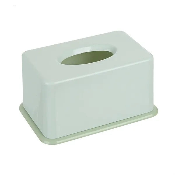 Plastic storage box tissue box