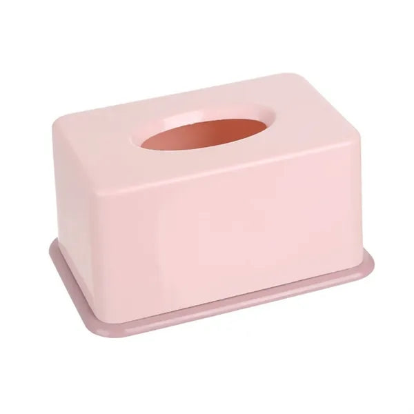 Plastic storage box tissue box
