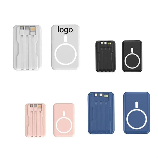 3c certified 10000mAh Wired Wireless Magsafe Power Bank
