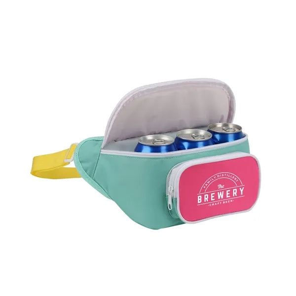 3 Can Insulated Cooler Fanny Pack