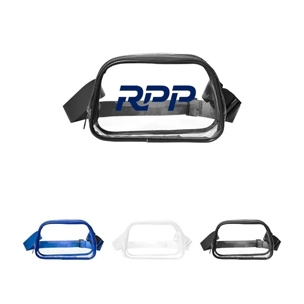Stadium Approved Clear PVC Crossbody Belt Bag