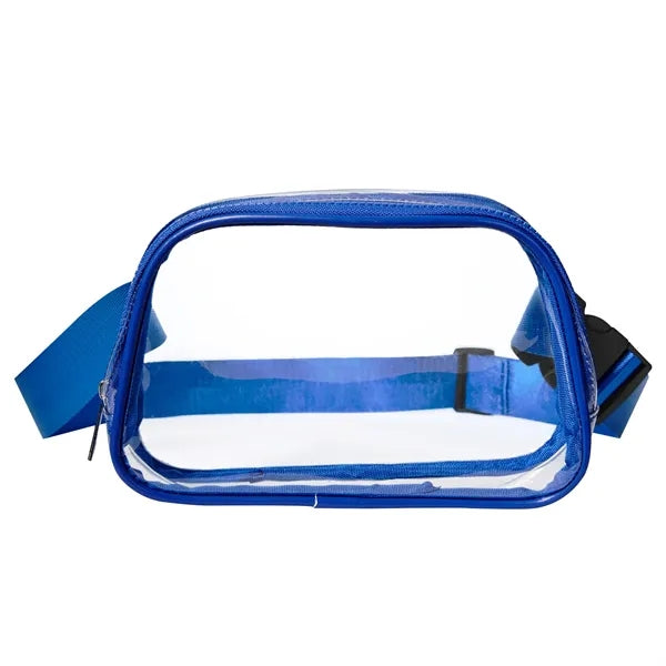 Stadium Approved Clear PVC Crossbody Belt Bag