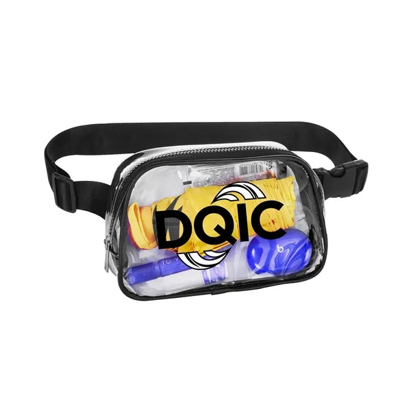 Stadium Approved Clear PVC Crossbody Belt Bag