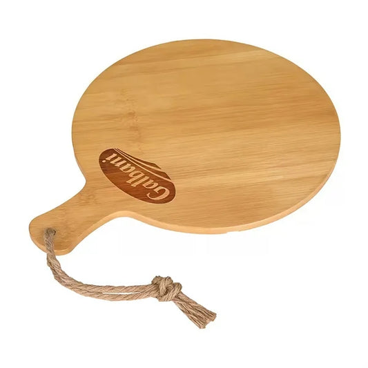 Wooden Pizza Board Bread Tray with Hanging Cord