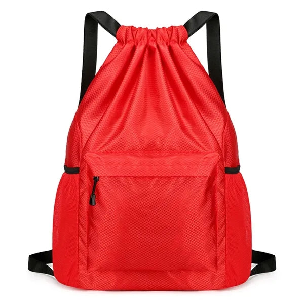 Waterproof Solid Drawstring Backpack