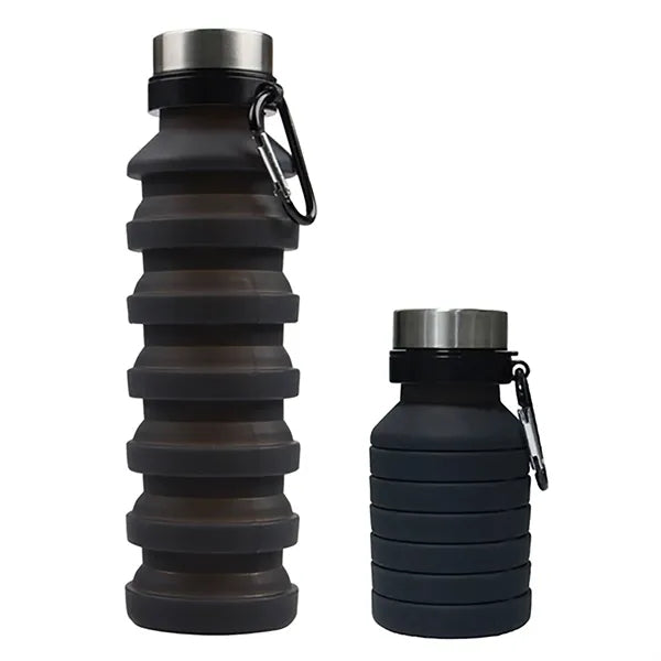 18 Oz Collapsible Silicone Sports Bottle