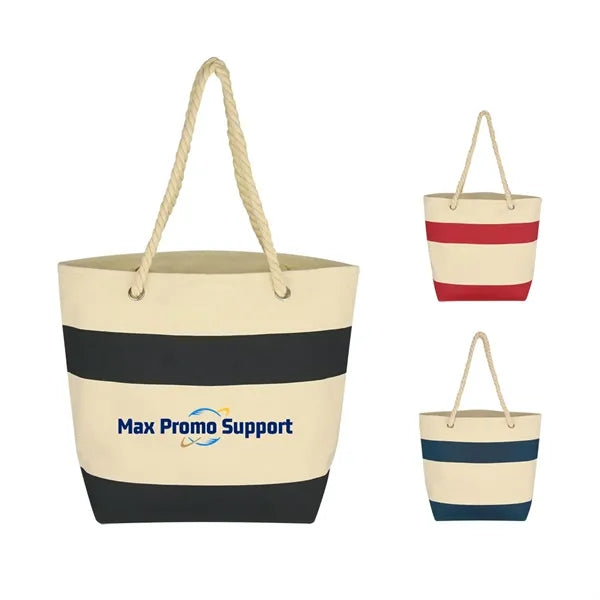 Cruising Tote Bag With Rope Handles