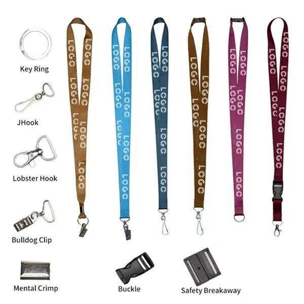 3/4" Polyester Full Color Sublimated Lanyard