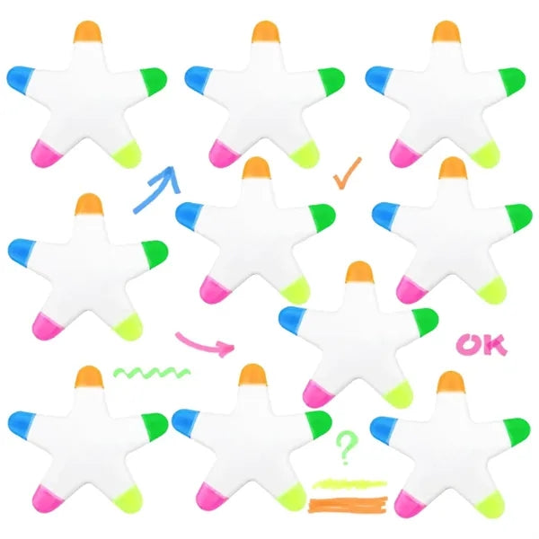 Creative Star Shape Fluorescent Pen