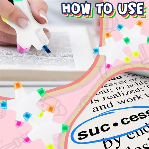 Creative Star Shape Fluorescent Pen