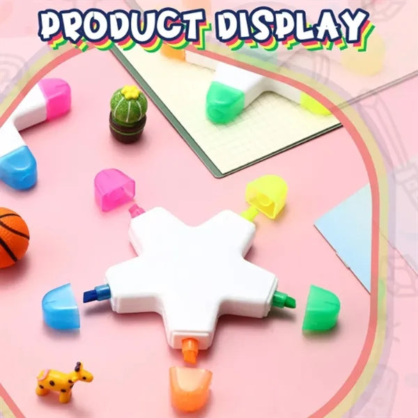 Creative Star Shape Fluorescent Pen