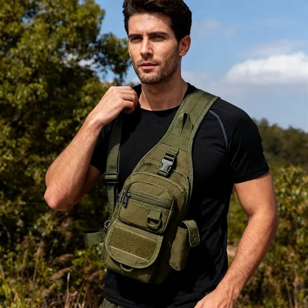 Tactical Sling Bag Multi Pocket Outdoor Travel Backpack