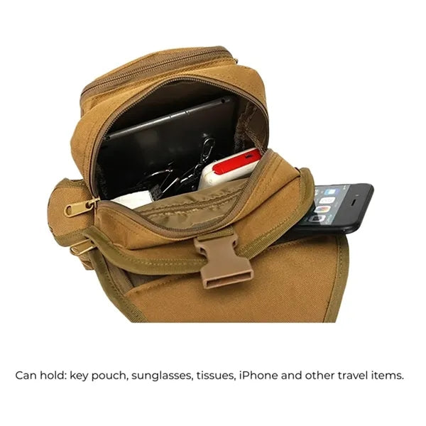 Tactical Sling Bag Multi Pocket Outdoor Travel Backpack